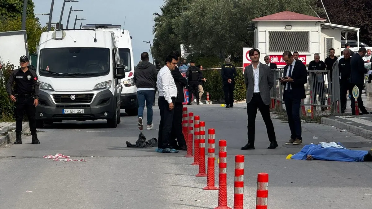 Yalova Adliyesi önünde silahlı çatışma: 1 ölü 1 yaralı