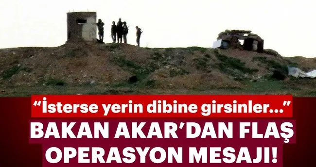 milli savunma bakani akar dan flas