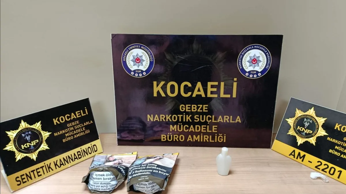 Kocaeli'de uyuşturucu operasyonu