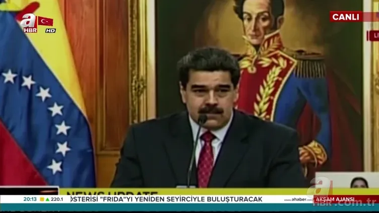 Venezuela lideri Maduro açıklama yaptı