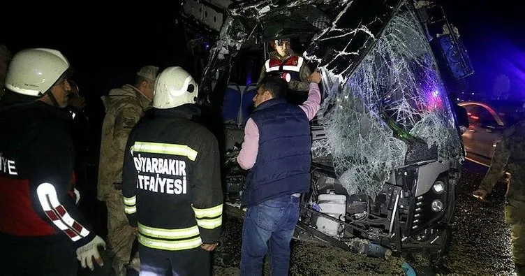 Diyarbakır’da feci kaza: 1 ölü, 35 yaralı