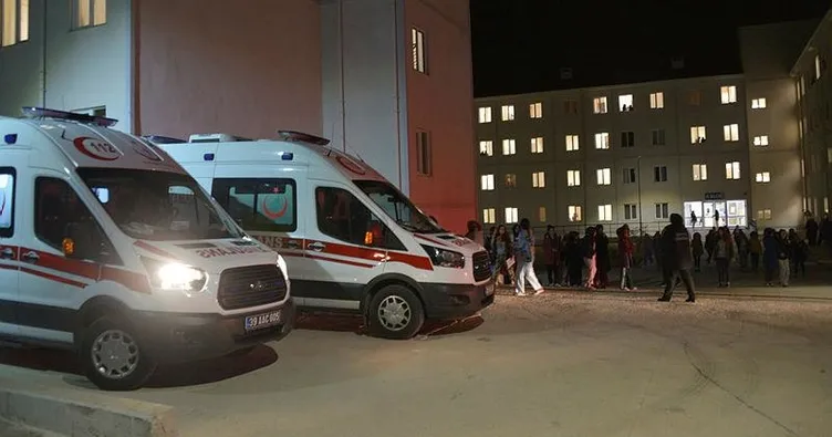 Kız öğrenci yurdunda korkutan yangın