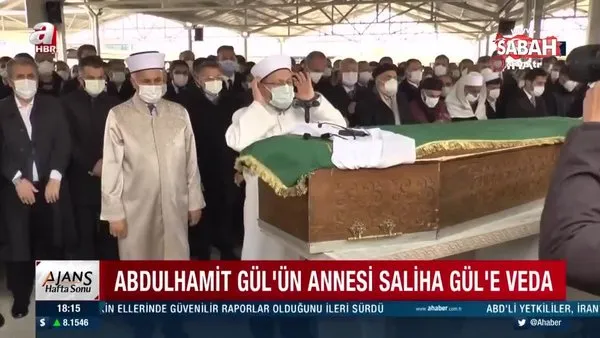 Adalet Bakanı Gül'ün annesi son yolculuğuna uğurlandı | Video