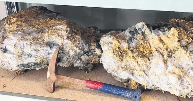 4 milyon dolarlık altın kaplama dev kayalar