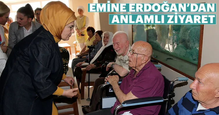 Emine Erdoğan’dan huzurevi ziyareti