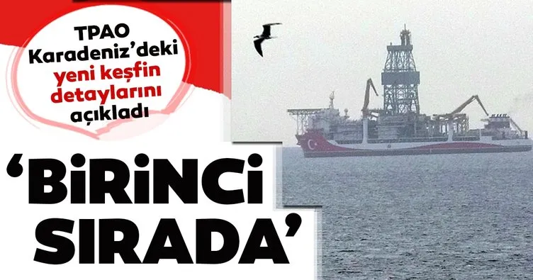 TPAO'dan Karadeniz'deki keşfe ilişkin açıklama geldi