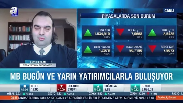 Enver Erkan: Faize dezenflasyon süreci karar verecek