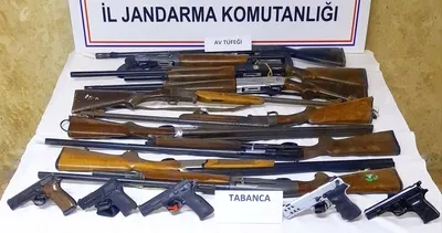 Jandarmadan ruhsatsız silah operasyonu