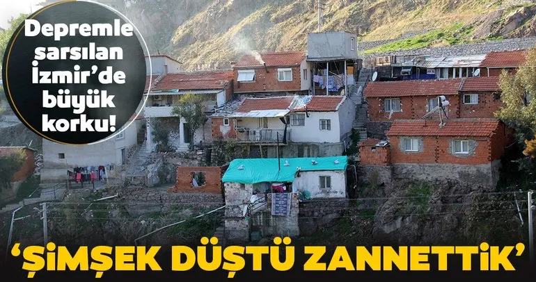 İzmir’de depremden sonra heyelan paniği!