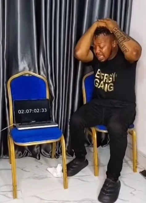 7 gün aralıksız ağlama esnasında kör oldu! Dünya rekoru kırmaya çalışıyordu...