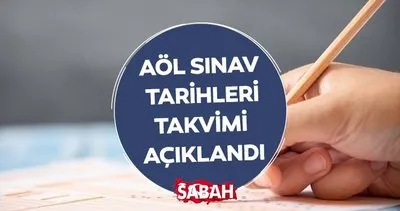 AÖL SINAVLARI NE ZAMAN? MEB takvimi ile 2022-2023 Açık Öğretim Lisesi 1. dönem AÖL sınavları ne zaman ve nasıl yapılacak, online mı olacak?