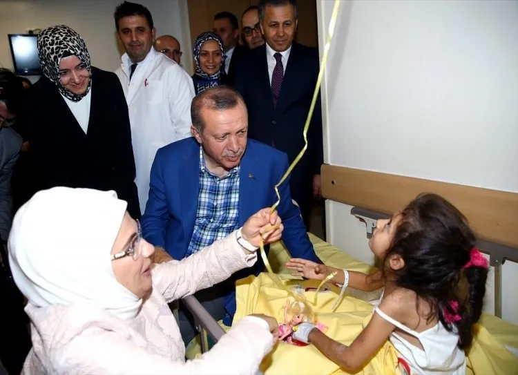 Cumhurbaşkanı Erdoğan’dan hastane ziyareti