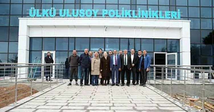 Başkan Duruay Ülkü Ulusoy Poliklinik binasını gezdi
