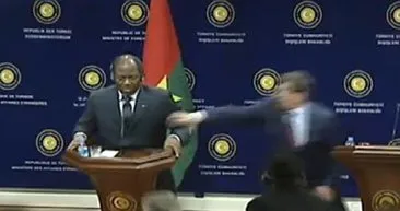 Burkina Faso Dışişleri Bakanı canlı yayında bayıldı