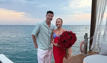 Ünlü futbolcunun tatil durağı Antalya oldu! Lewandowski ailesiyle birlikte geldi