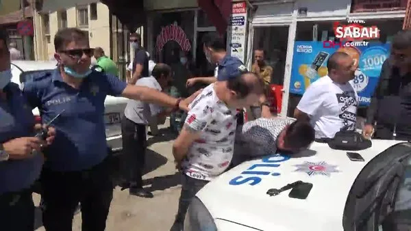 Edirne'de polisten kaçan zanlıların kıskıvrak yakalanma anı kamerada | Video