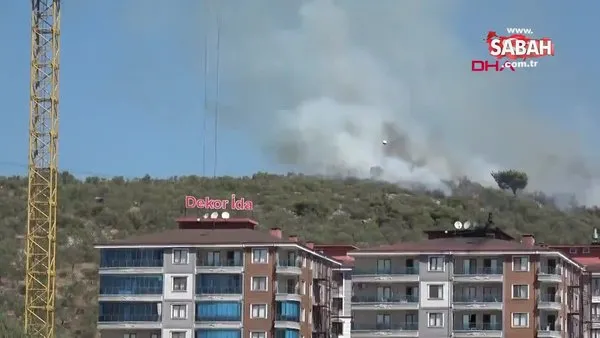 Balıkesir Edremit'teki orman yangını kontrol altına alındı | Video