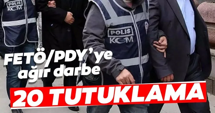 Son dakika: Ankara’da FETÖ/PDY terör örgütüne operasyon: 20 tutuklama