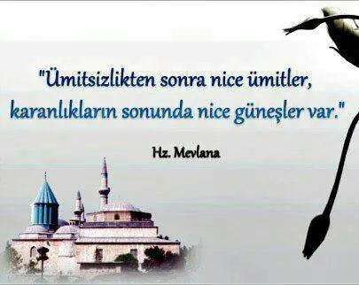 Resimli Mevlana Sözleri - En Güzel Hz. Mevlana Sözleri ve Öğütleri