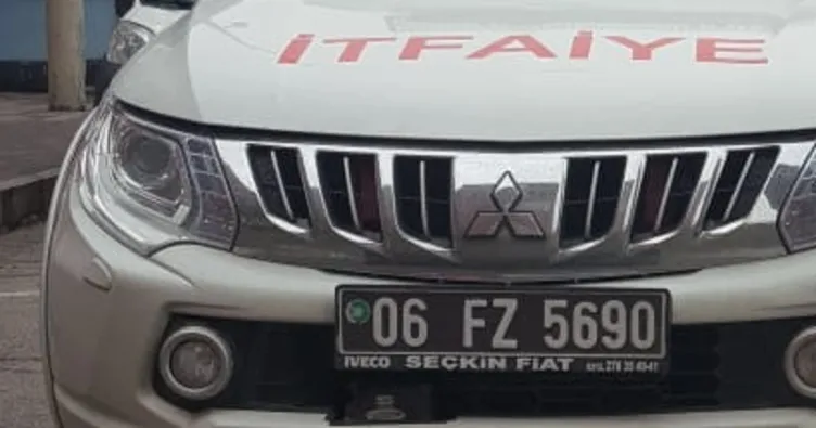 Alkollü itfaiye amiri kaza yaptı