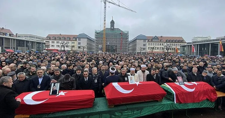 Son dakika: Almanya’da ırkçı saldırıda öldürülen Türkler için cenaze töreni düzenlendi!