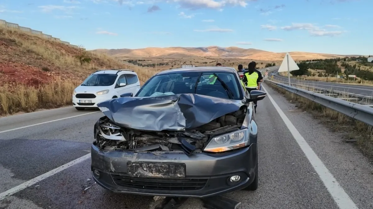 Keskin’de trafik kazası! 4 yaralı