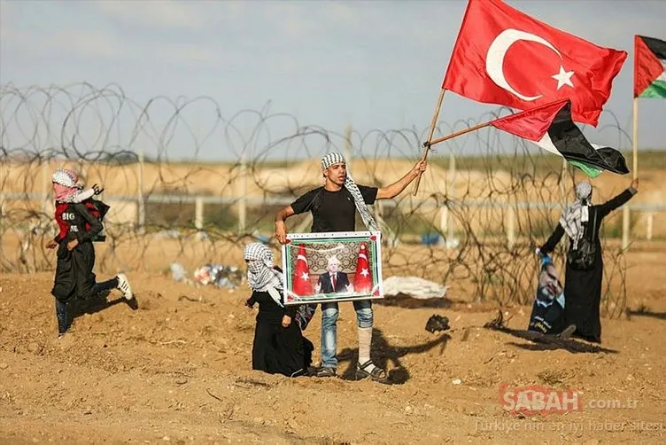 İsrail askerleri Türk bayrağı sallayan Filistinli genci vurdu