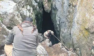 Mağaradan çok sayıda mühimmat çıktı