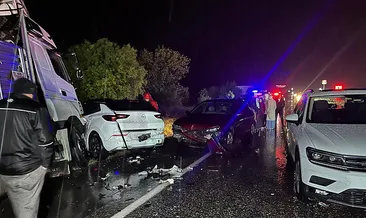 Uşak’ta zincirleme kaza: 4 ölü, 17 yaralı!