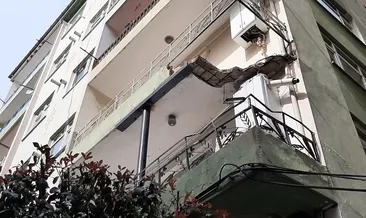 İstanbul’da çöken balkon mahallede paniğe neden oldu