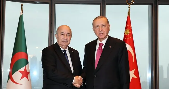 Başkan Erdoğan Cezayir Cumhurbaşkanı Tebbun'u kabul etti