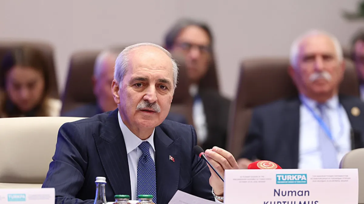 TBMM Başkanı Numan Kurtulmuş'tan Türk Dünyası mesajı: Dünyanın en önemli yer altı, yer üstü kaynaklarının olduğu bir bölgedeyiz