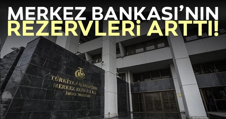 Merkez Bankası’nın toplam rezervleri arttı
