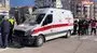 Aksaray’da hasta taşıyan ambulans otomobille çarpıştı | Video