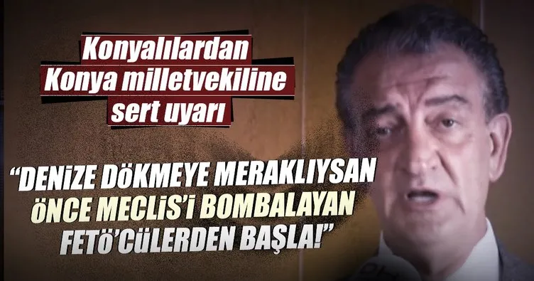 Konyalılar CHP’li Bozkurt’un skandal açıklamasına tepki gösterdiler