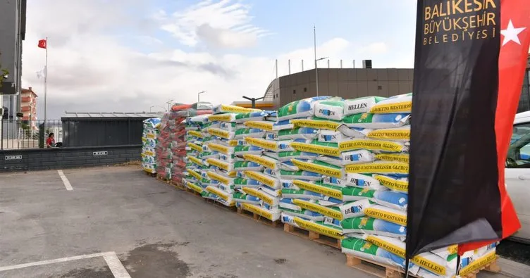 Balıkesir Büyükşehir Belediyesi’nden üreticiye süt otu tohumu desteği