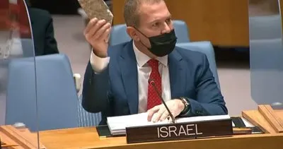 Katil İsrail’in BM temsilcisi böyle hedef göstermişti: Filistinli çocukları bu yüzden öldürüyoruz!