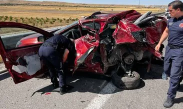 Ankara-Niğde Otoyolu'nda feci kaza: 1 ölü 3 yaralı! #ankara