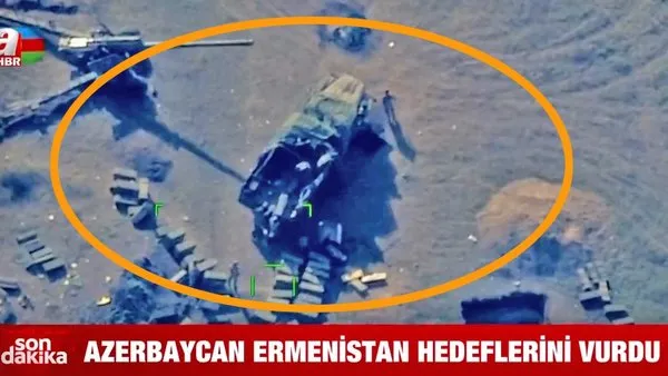 Son dakika haberi... Türk SİHA'ları kaçmaya çalışanları da böyle havaya uçurdu! Azerbaycan'dan intikam saldırısı | Video