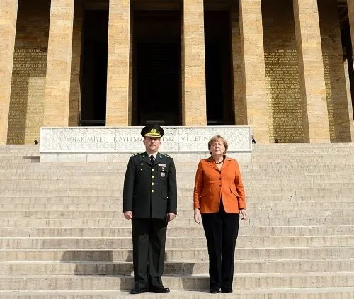 Angela Merkel Ankara’da