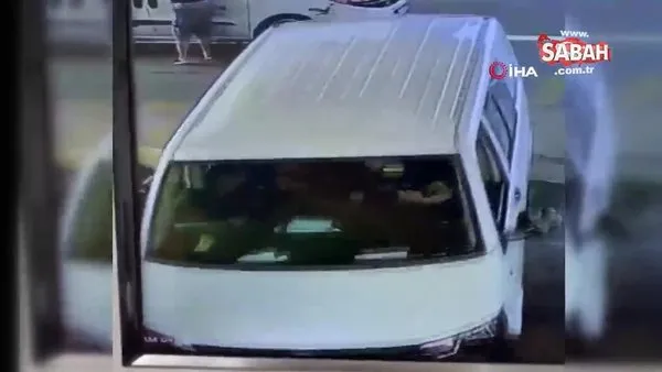 Şişli’de yakıt alan sürücü çalışanın bacağını ezdi | Video