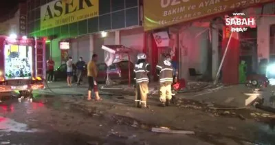 İzmir’de LPG bakım servisinde patlama 2 işçi ağır yaralandı | Video