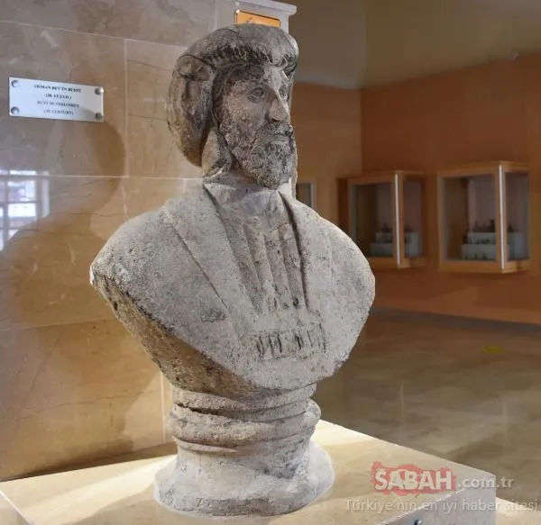 Osman Gazi’nin büstü büyük ilgi görüyor: Türkiye’nin ilk heykellerinden biri!