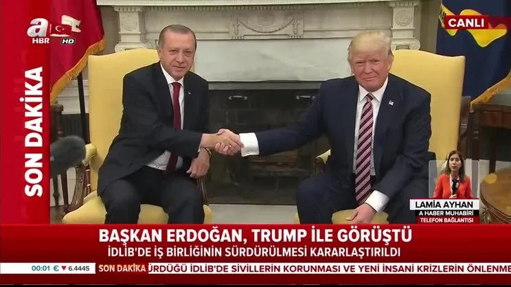 Başkan Erdoğan Trump ile telefonda görüştü
