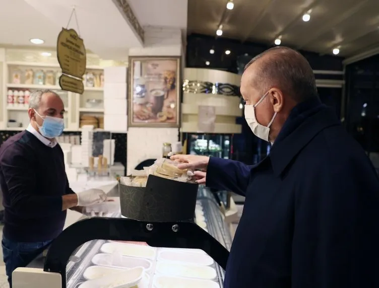 Başkan Erdoğan Çengelköy’de dondurmacıya uğradı