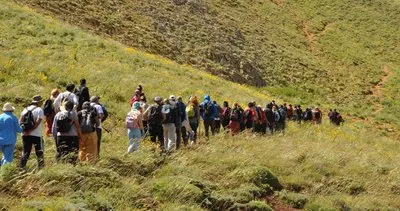 Tunceli’de, onlarca kişinin katılımıyla 3 bin rakımlı krater gölüne gezi #tunceli