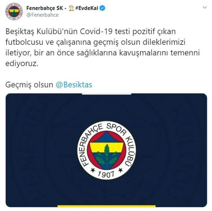 Barcelona’dan Beşiktaş’a corona virüsü mesajı!