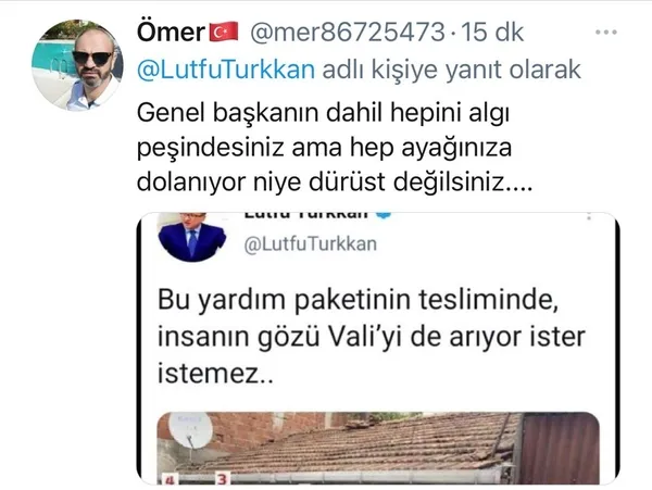 İYİ Partili Lütfü Türkkan yine alay konusu oldu!