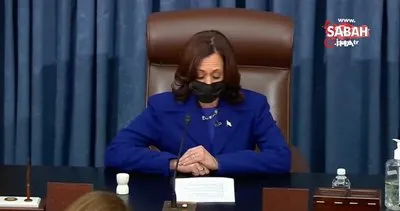 ABD Başkan Yardımcısı Kamala Harris Senatoda yemin ederek göreve başladı | Video