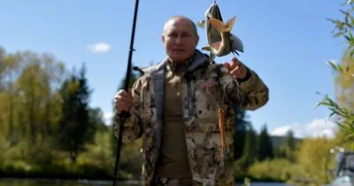 Rusya Devlet Başkanı Vladimir Putin’den tatil pozları